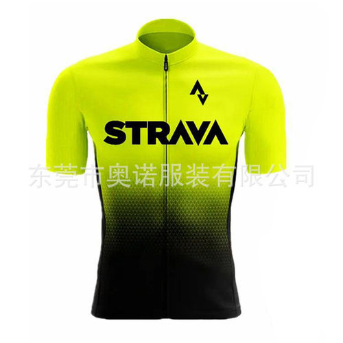 STRAVA夏季透气骑行服男女短袖