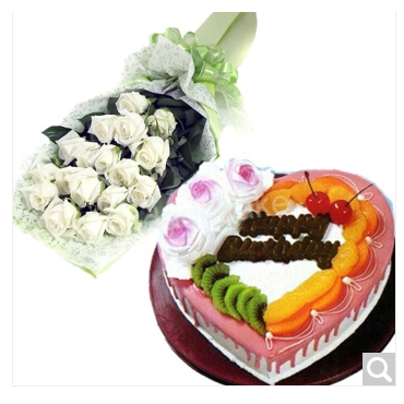 连城县莲峰镇北团镇姑田镇朋口镇蛋糕店鲜花店配送生日蛋糕玫瑰