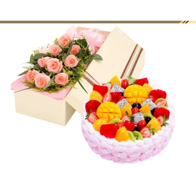 潼南县花岩镇柏梓镇崇龛镇塘坝镇新胜镇蛋糕店鲜花店配送生日蛋糕