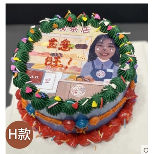 广州白云区石井三元里太和镇同和京溪蛋糕店速递生日蛋糕玫瑰组合