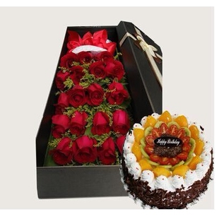 本溪县观音阁小市镇草河掌镇草河城镇蛋糕店鲜花店配送玫瑰花