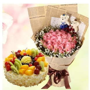 上饶信州区沙溪镇灵溪镇秦峰乡朝阳乡蛋糕店鲜花店配送生日蛋糕