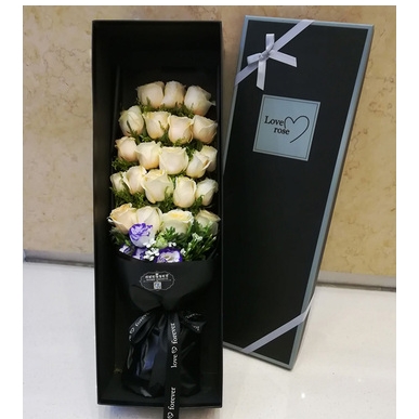 重庆江北区盘溪南桥寺北滨路金源星悦荟北城天街鲜花店配送玫瑰