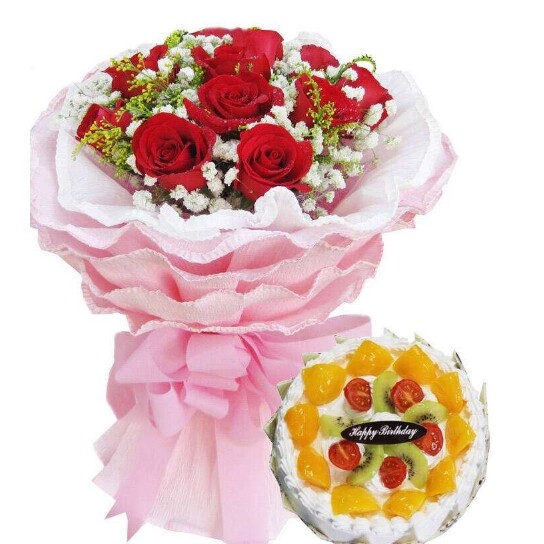 五台县白家庄镇东冶镇沟南乡东雷乡母亲节鲜花店配送生日蛋糕玫瑰