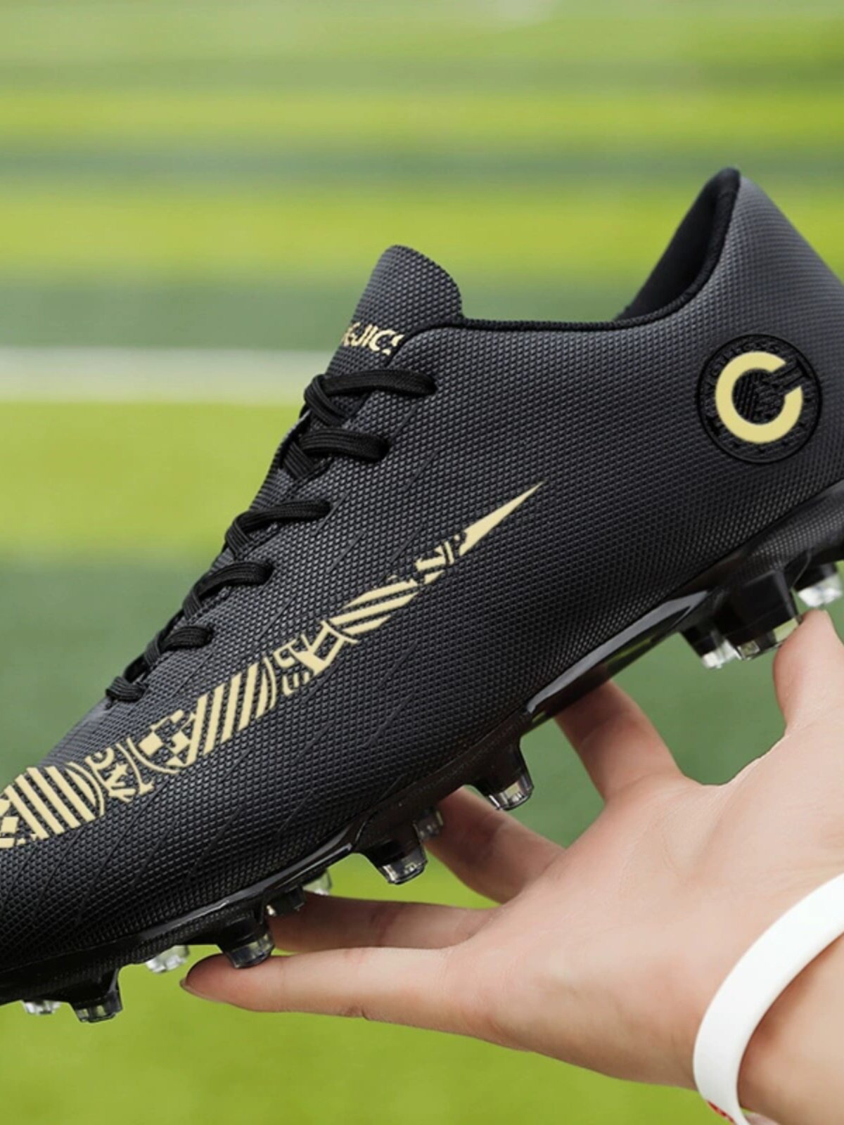 安踏旗舰梅西c罗刺客14足球鞋男女碎钉ag长钉儿童男童学生成人训