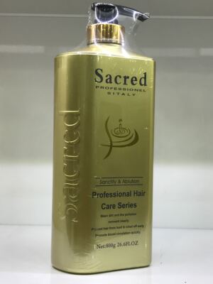 正品Sacred圣洁之源强效去屑洗发乳水营养洗发高柔水疗亮发浸泡素
