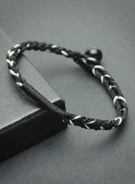 RedBi赤兔灰烬黑灰美式街头手绳