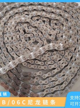 35B尼龙链条06C不锈钢尼龙链条插件线链条