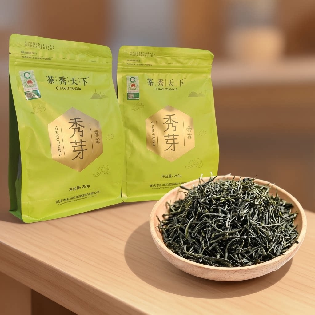 重庆永川秀芽特级口粮绿茶自饮