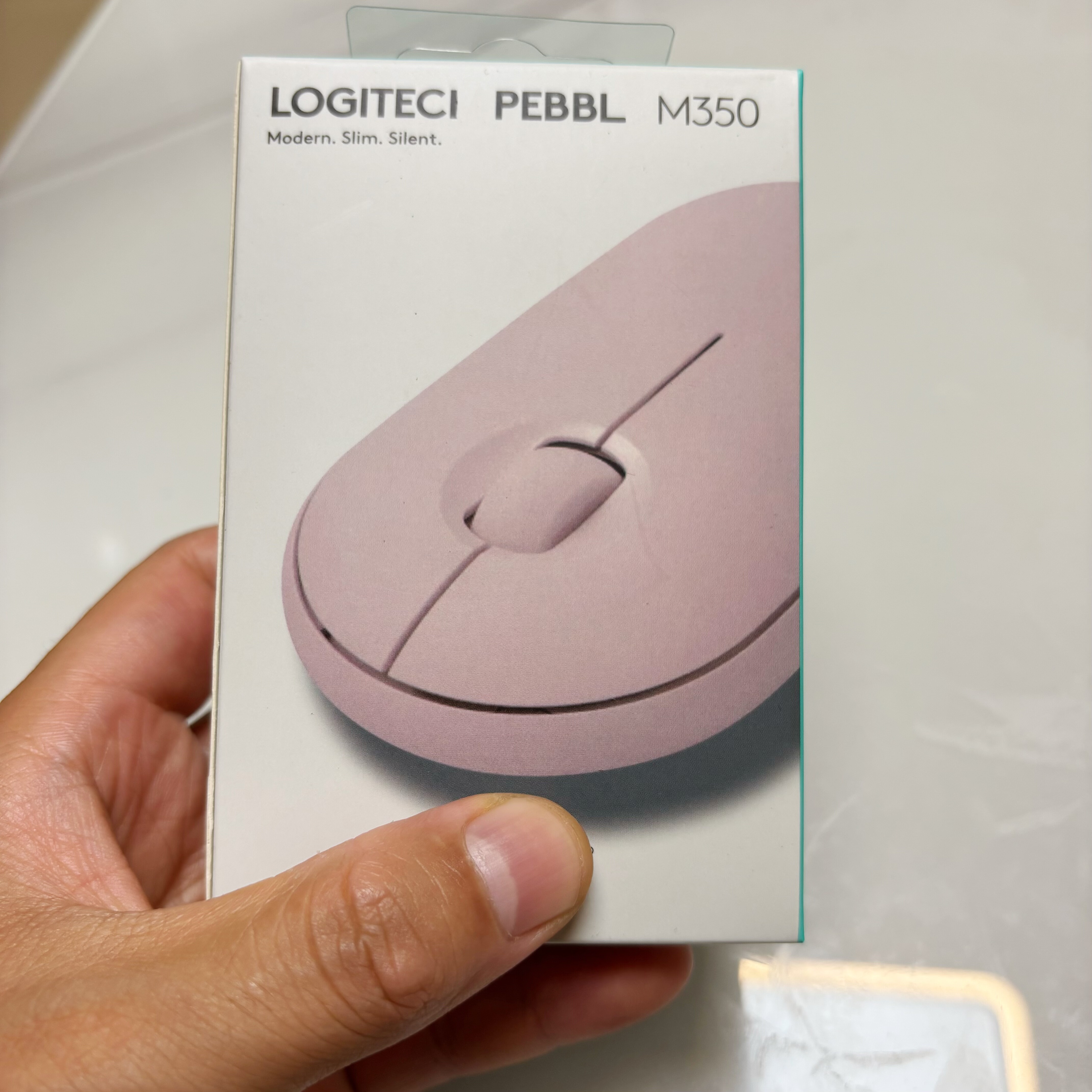 罗技USB2.4G光电绿色蓝色粉色