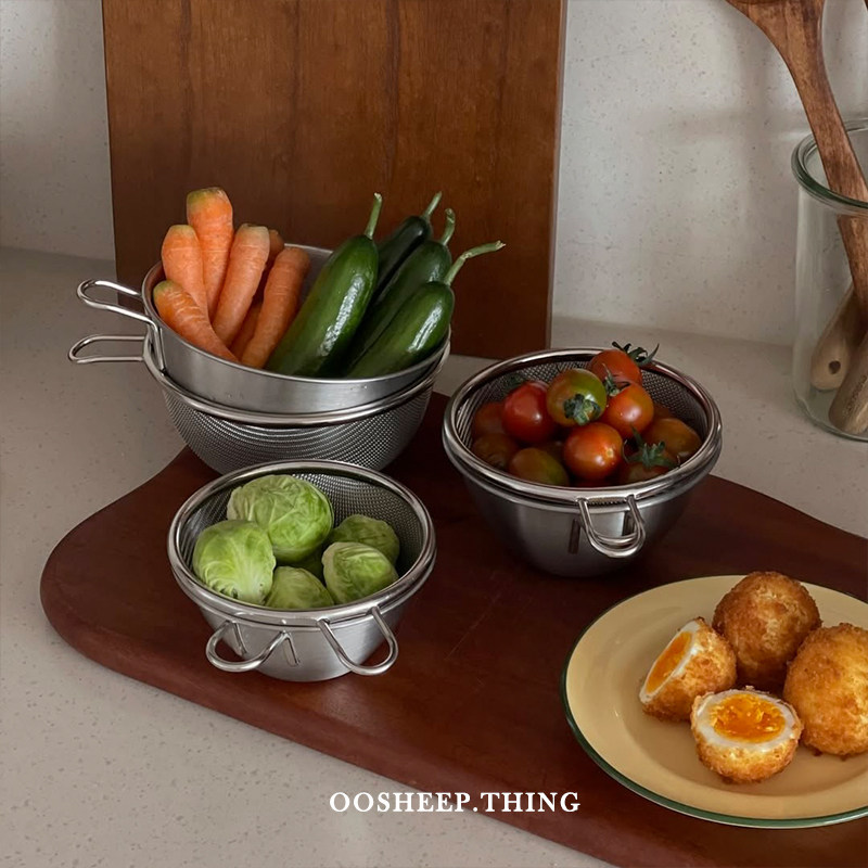 oosheep 带刻度不锈钢料理盆厨房打蛋盆烘焙盆水果盆多功能备菜盆,餐饮具,盆,淘宝优惠券,粉丝福利购,淘宝优惠卷