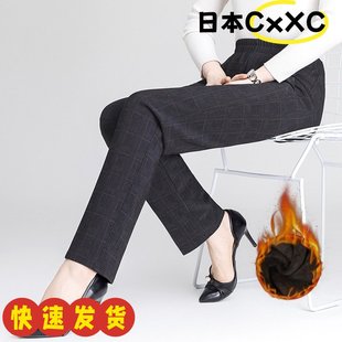 外穿妈妈裤 加绒加厚高腰宽松老人棉裤 子奶奶AD95 中老年女裤 秋冬季