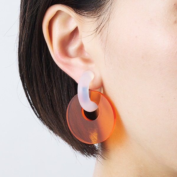 日本代购度假风超酷chic风树脂塑料片耳夹无耳洞彩色夸张大圈方形,饰品/流行首饰/时尚饰品新,耳环,淘宝优惠券,粉丝福利购,淘宝优惠卷