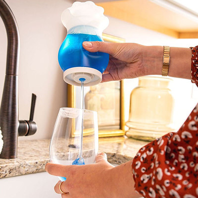 Scrubdaddy按压式皂液瓶可挤可按两面上下出液的洗涤剂瓶子