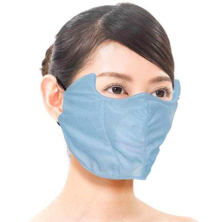 防晒面罩鼻部立体户外运动抗UV
