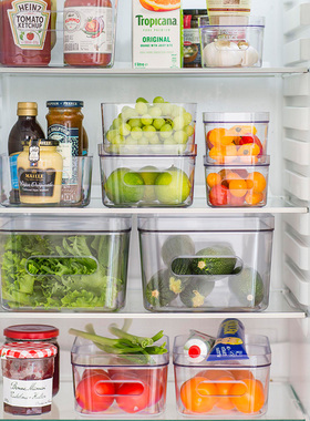 SmartStore瑞典进口食品级透明高透冰箱收纳盒收纳箱放水果整理盒
