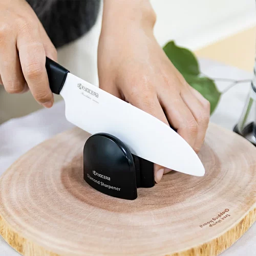 日本制Kyocera京瓷钻石砂轮磨刀石器省时省力不用水锋利陶瓷刀用