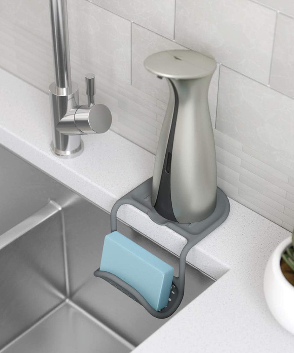 日本代购Umbra百洁布洗碗海绵擦悬挂架挂钩挂在水槽水龙头沥水篮