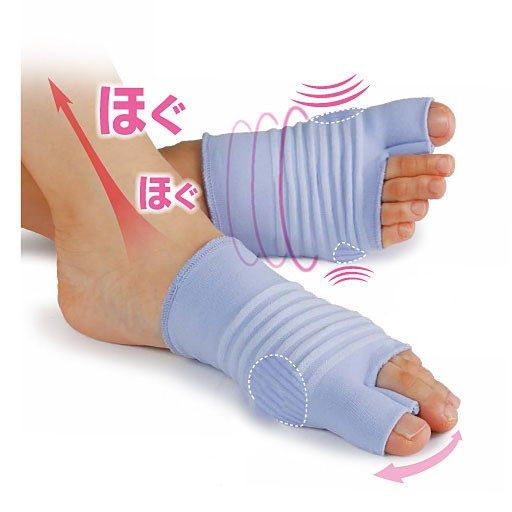 日本代购cecile防止拇指大拇脚指脚趾外翻矫正器袜子大脚骨睡眠