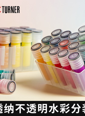 日本透纳不透明耐水性绘具丙烯水粉颜料初学者手绘颜料BJD分装18色3ml