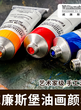 美国进口Williamsburg威廉斯堡油画颜料37ml威廉斯伯格艺术家油彩手工标准油画色