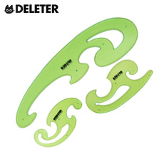 Инструменты для черчения deleter /灵猫 云尺3件套装