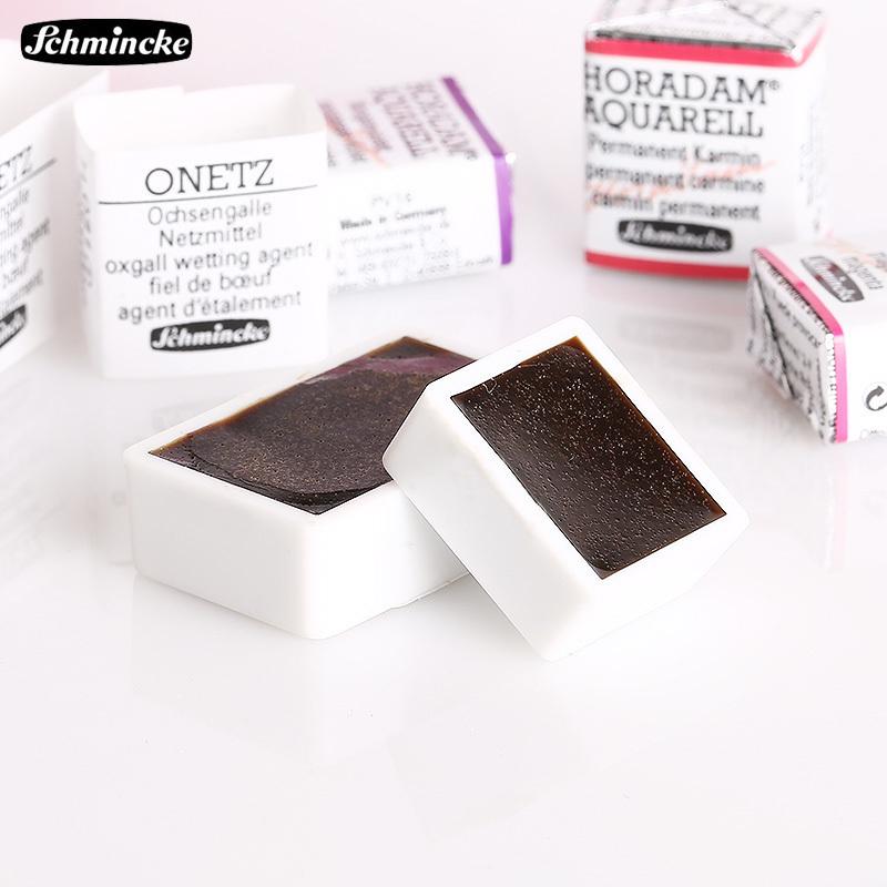 schmincke猫头鹰媒介全块水彩