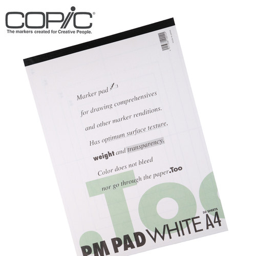 copic PM PAD WHITE马克笔本专用纸 手绘 拍纸簿/半透明A4A3 - 封面