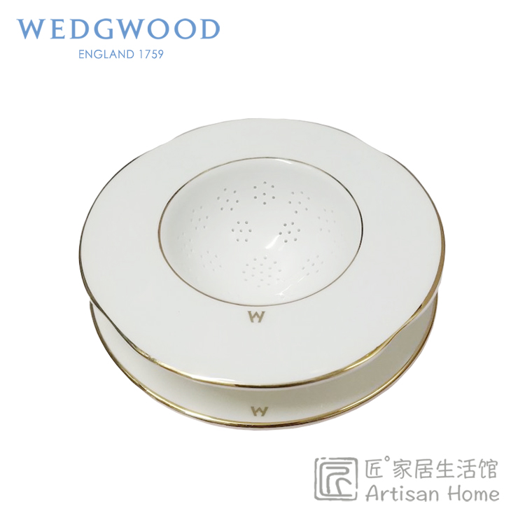 现货英国Wedgwood骨瓷茶滤礼盒装