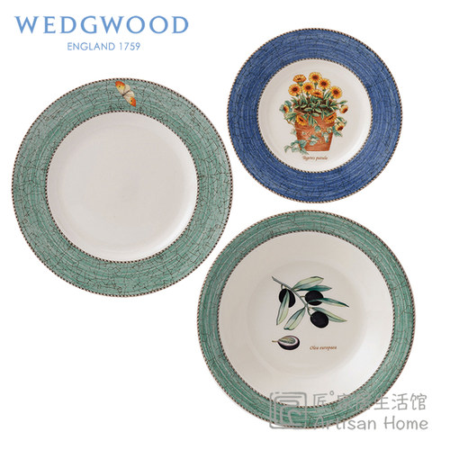 WEDGWOOD莎拉花园陶瓷欧式餐盘