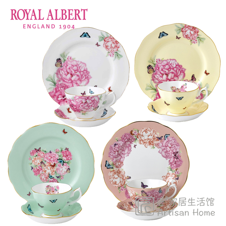 Royal Albert皇家阿尔伯特米兰达可儿骨瓷茶杯三件套欧式咖啡杯碟 餐饮具 茶杯 原图主图