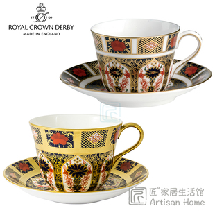 现货英国制Royal Crown Derby德贝古典伊万里茶杯咖啡杯Imari进口