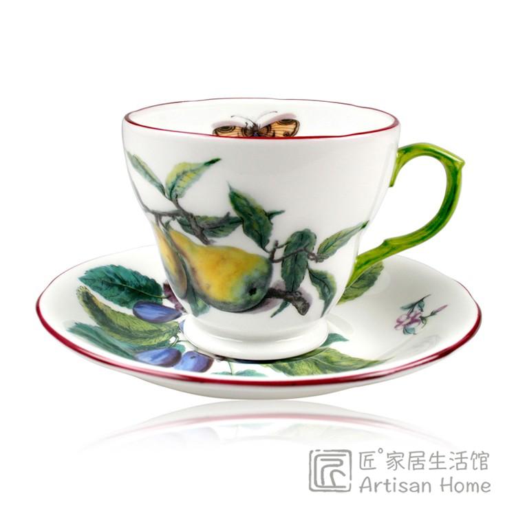 代购英国140ml手绘切尔西咖啡杯