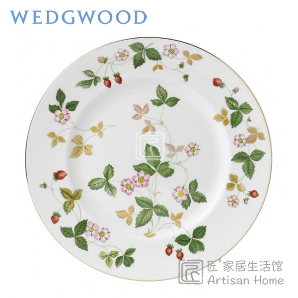 WEDGWOOD野草莓骨瓷点心盘田园风