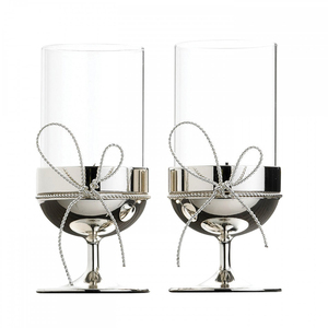 现货Wedgwood Vera Wang王薇薇爱之结烛台欧式Love Knots结婚礼物