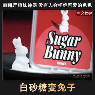近景街头魔术道具 白砂糖变兔子 成儿初学者简单高级撩妹泡妞神器