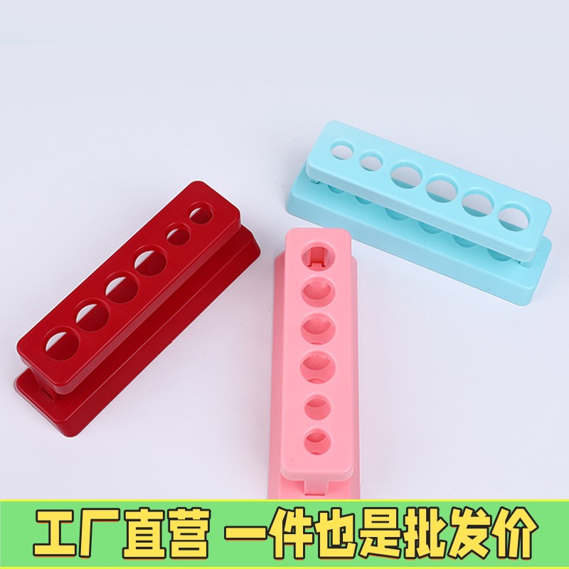 塑料试管架6孔8孔12孔15孔多孔滴管离心管架木质多功能双排管架初