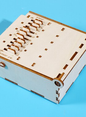 DIY秘密盒子物理科学实验简易机械密码箱科技小制作科教玩具X665