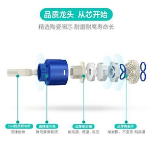 全铜面盆水龙头单把双孔三孔洗脸盆冷热龙头洗手盆台盆龙头家用