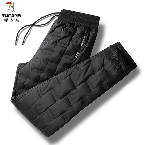 啄木鸟冬季防风防水保暖羽绒裤