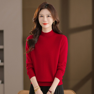 2025新款鹿王官方正品羊毛衫男装羊绒衫针织打底衫女士宽松毛衣