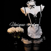 谧境「蕾丝秘侍」性感睡裙女仆cos装 蕾丝内衣情调诱惑纯欲风qqny