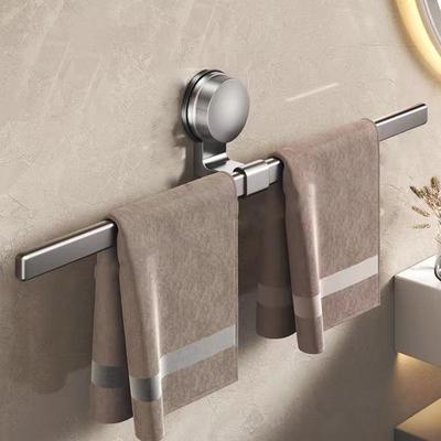 吸盘式毛巾架卫生间免打孔