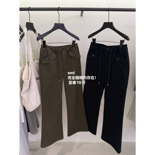 ETHOS-瘦瘦裤腿精显瘦10斤爆款休闲裤W26C091AW