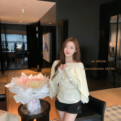 AS OFFICIAL贵凹造型氛围感斗篷针织两件套套装美美出片～13775