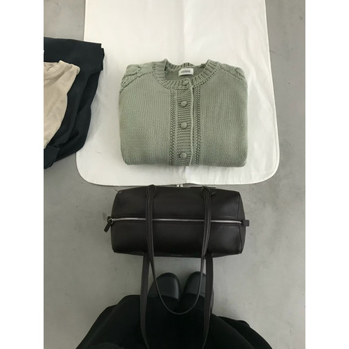 Hand made-冬上新三色手工扣麻花开衫加厚保暖毛衣F0613