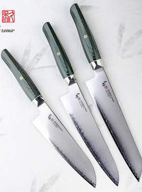 三昧日本原装进口SPG2粉末钢切菜刀牛刀主厨刀三德刀厨师刀料理刀
