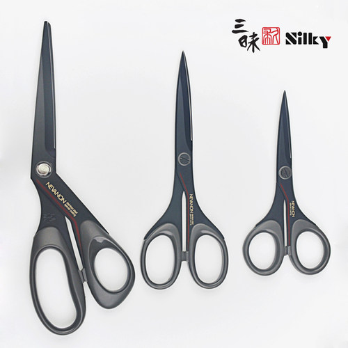 日本进口三昧silky防粘胶带剪刀