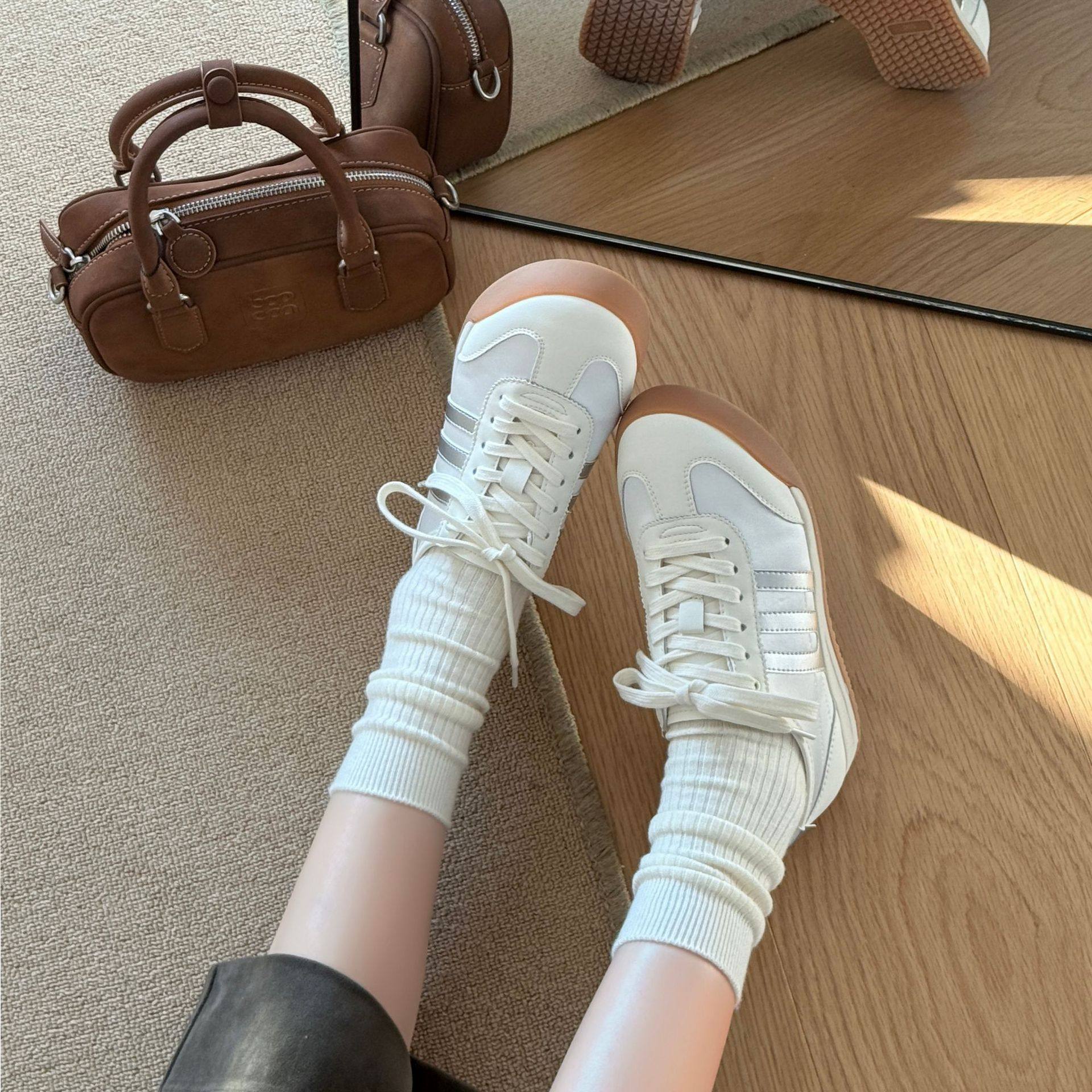 可可家~2026春季新款德训鞋女复古经典百搭女运动休闲轻薄阿甘鞋,女鞋,德训鞋,淘宝优惠券,粉丝福利购,淘宝优惠卷