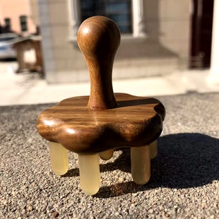 天然牛角梳头发部疏通经络刷按摩梳檀木梳男女大齿头疗子刮痧穴位